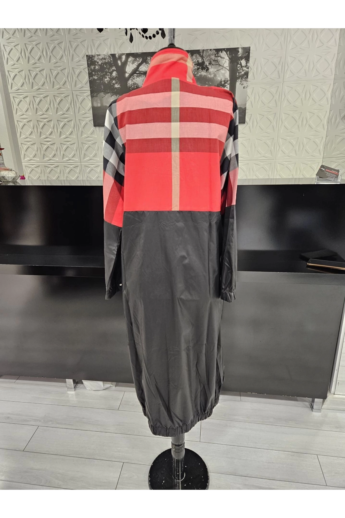 İnvee Burberry Desen Kap Kırmızı 6319