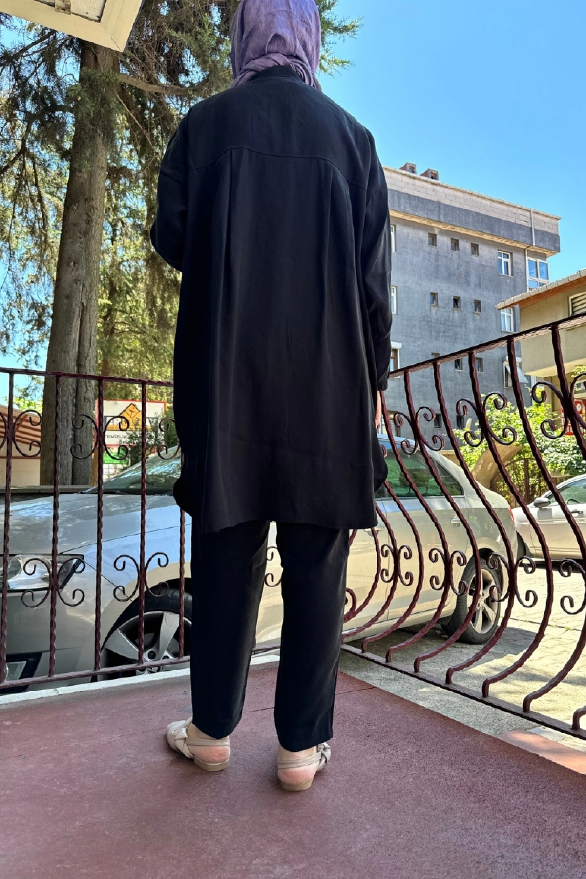 İnvee Doğal Kumaş Pantolon Siyah 6960