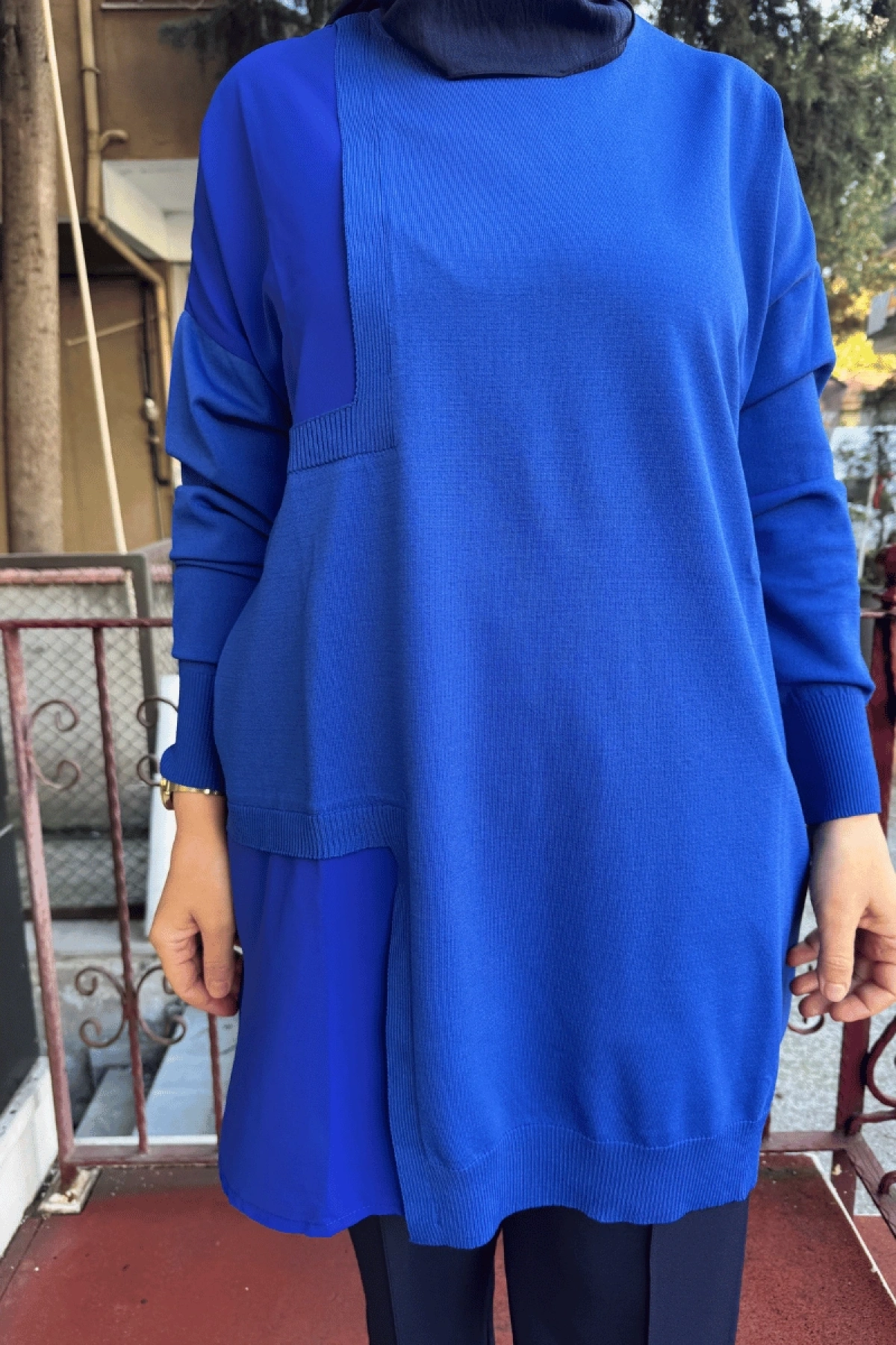 İnvee Knit Tunic Cobalt 6986