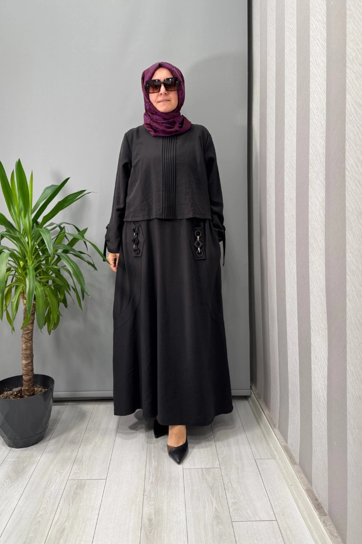 Lissmore Aksesuar Detaylı Elbise Siyah 5775