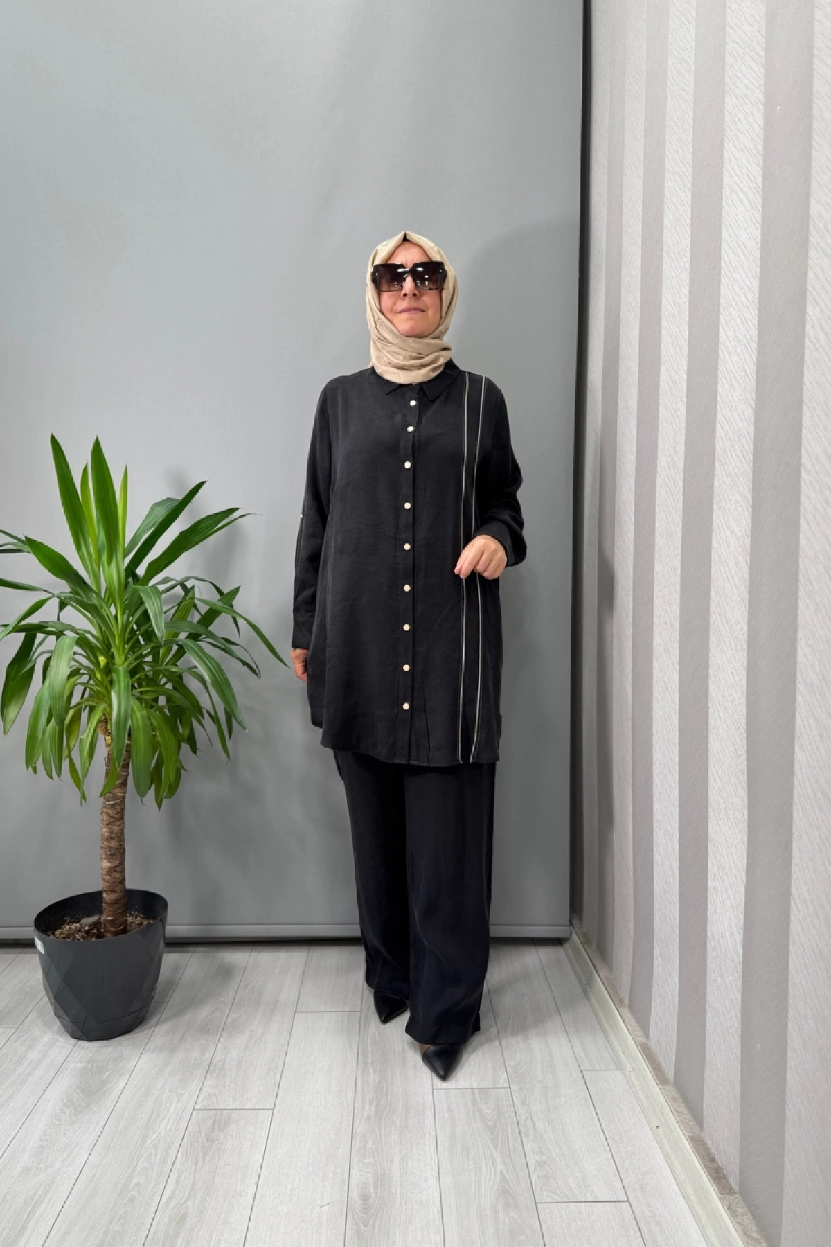 Lissmore Modal Keten Takım Siyah 5954