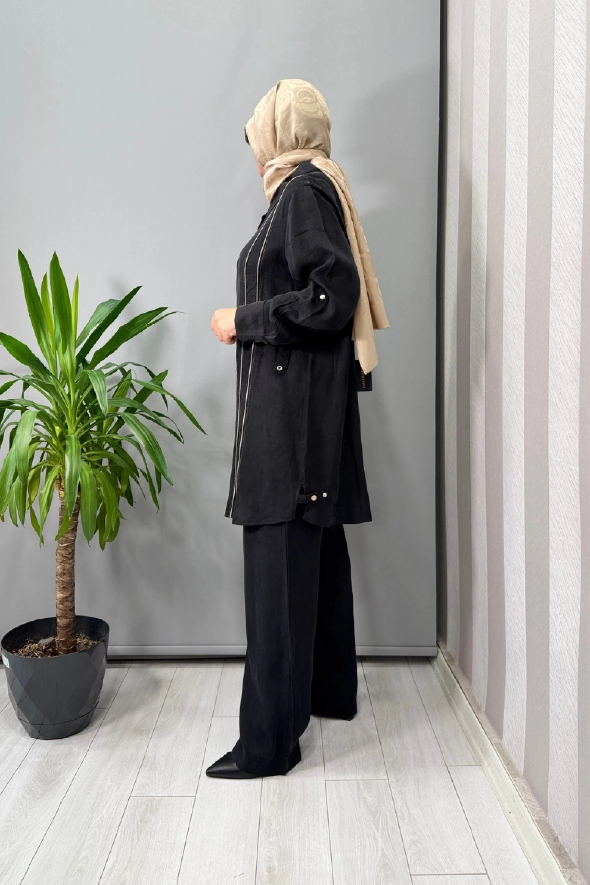 Lissmore Modal Keten Takım Siyah 5954