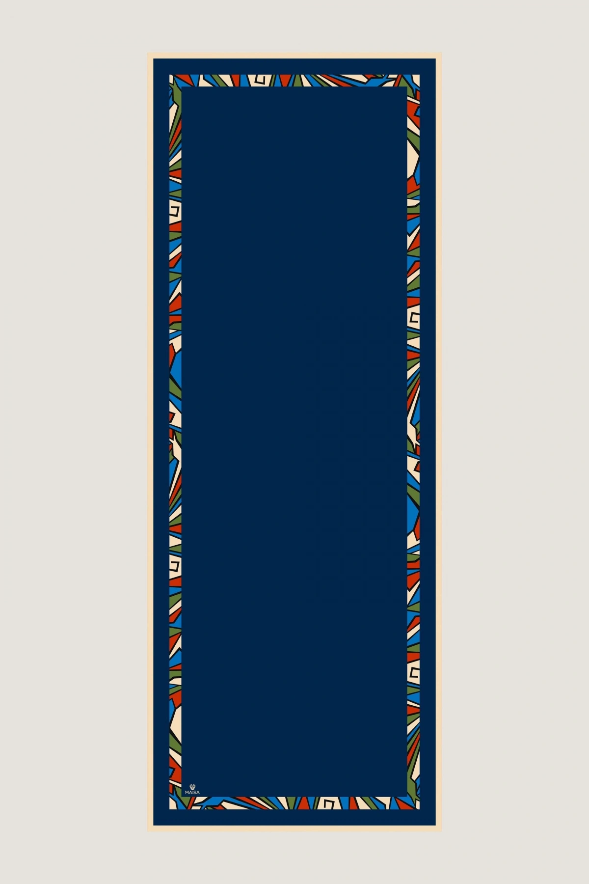 Maisa ADEN PAMUK İPEK ŞAL 70*190 CM - LACİVERT