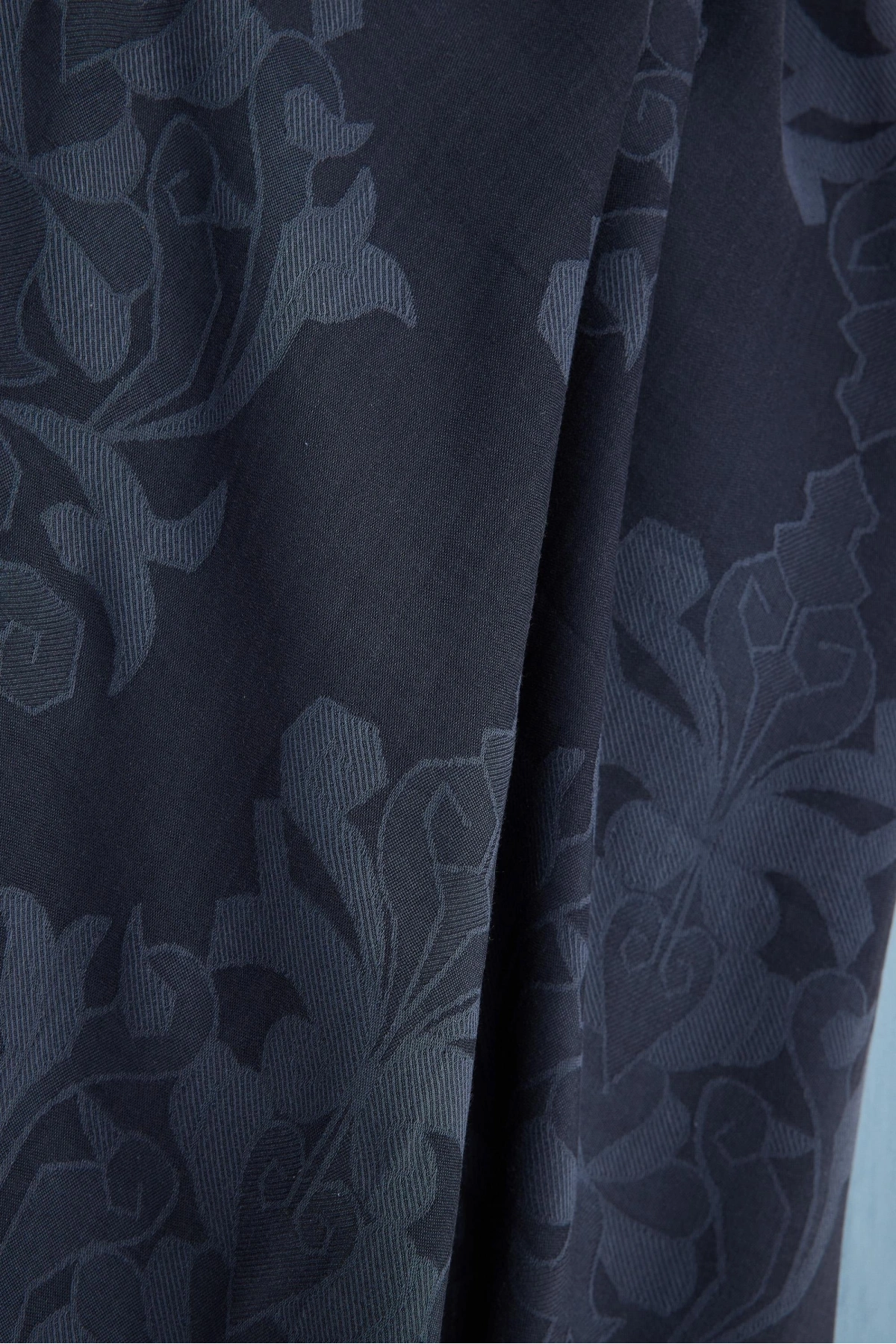 Maisa DURU İPEK PAMUK TENSEL ŞAL 70*190 CM - LACİVERT