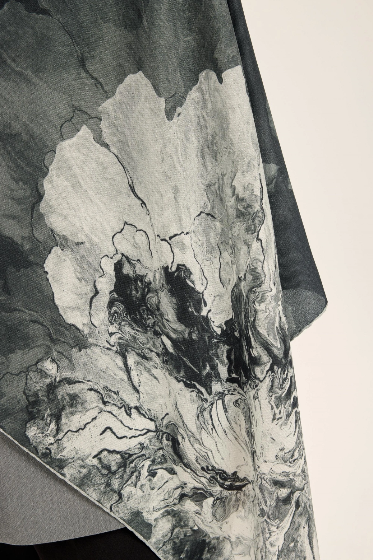 Maisa KATRE PAMUK İPEK ŞAL 70*190 CM - SİYAH