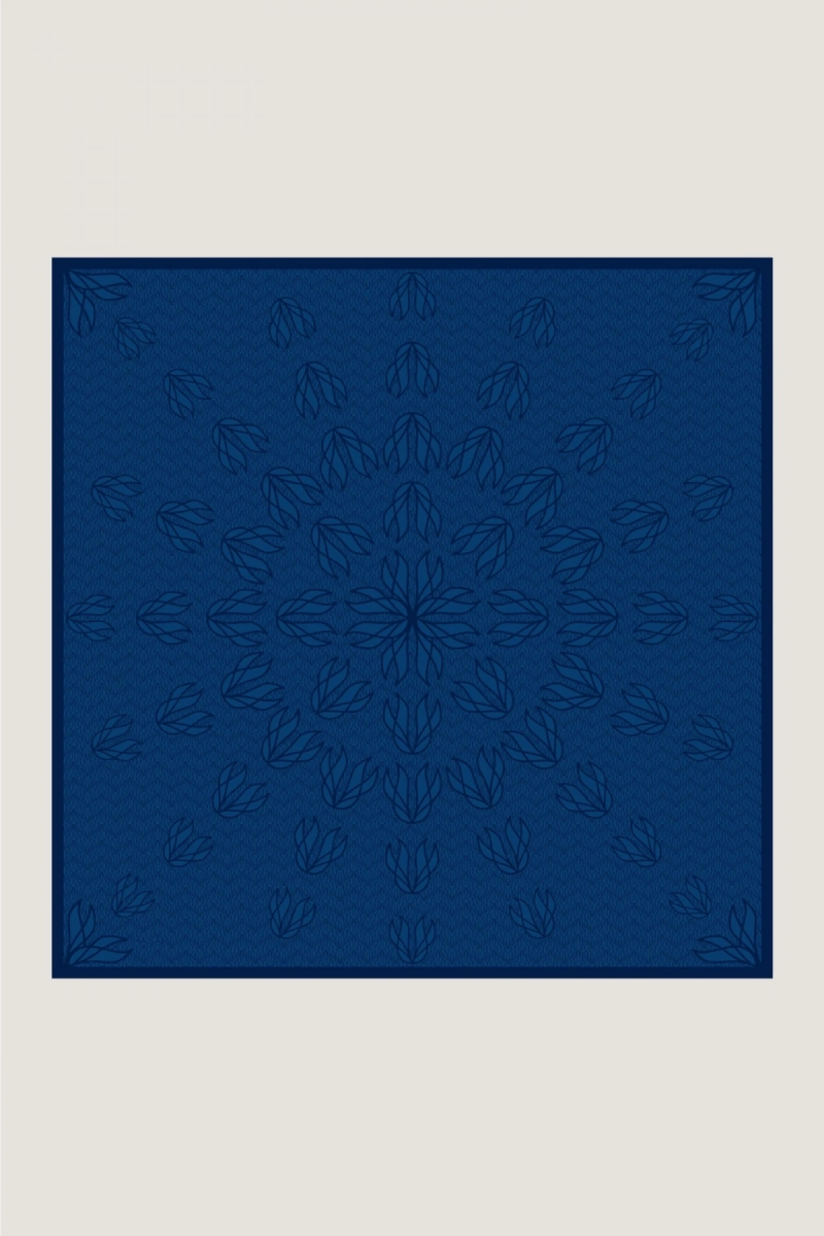 Maisa LAVİ TİVİL İPEK EŞARP 90*90 CM - NAVY BLUE