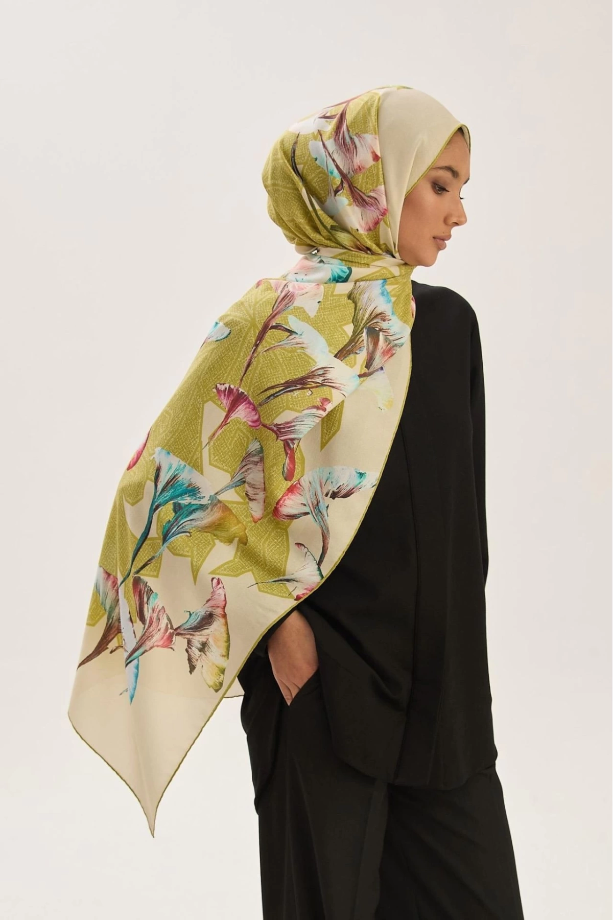 Maisa LEMA PAMUK İPEK ŞAL 70*190 CM - CAMEL