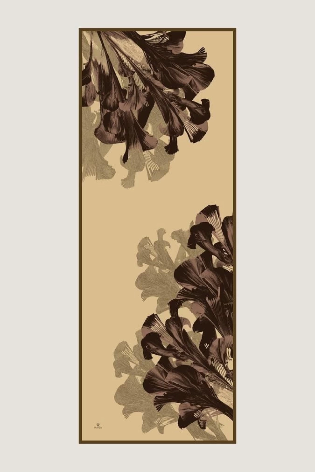 Maisa MİRA PAMUK İPEK ŞAL 70*190 CM - CAMEL