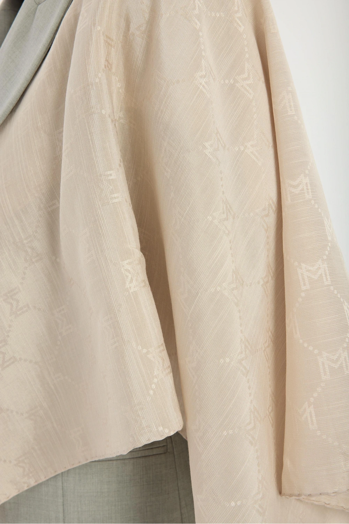 Maisa NEDA PAMUK İPEK EŞARP 90*90 CM - TAŞ