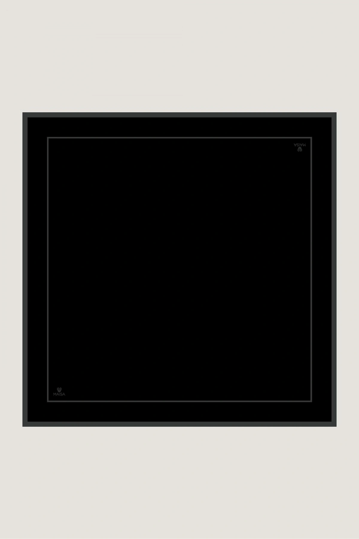 Maisa PAK TİVİL İPEK EŞARP 90*90 CM - ANTRASİT
