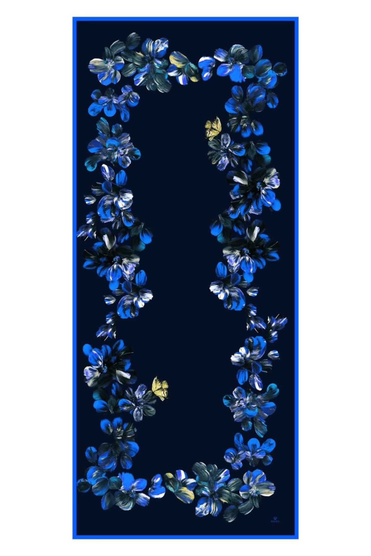 Maisa PİLLA MODAL İPEK ŞAL 70*190 - LACİVERT