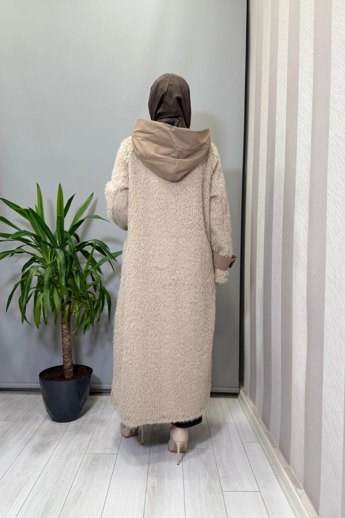 Mascara Dik Yaka Cepli Kap Vizon 56MK6112