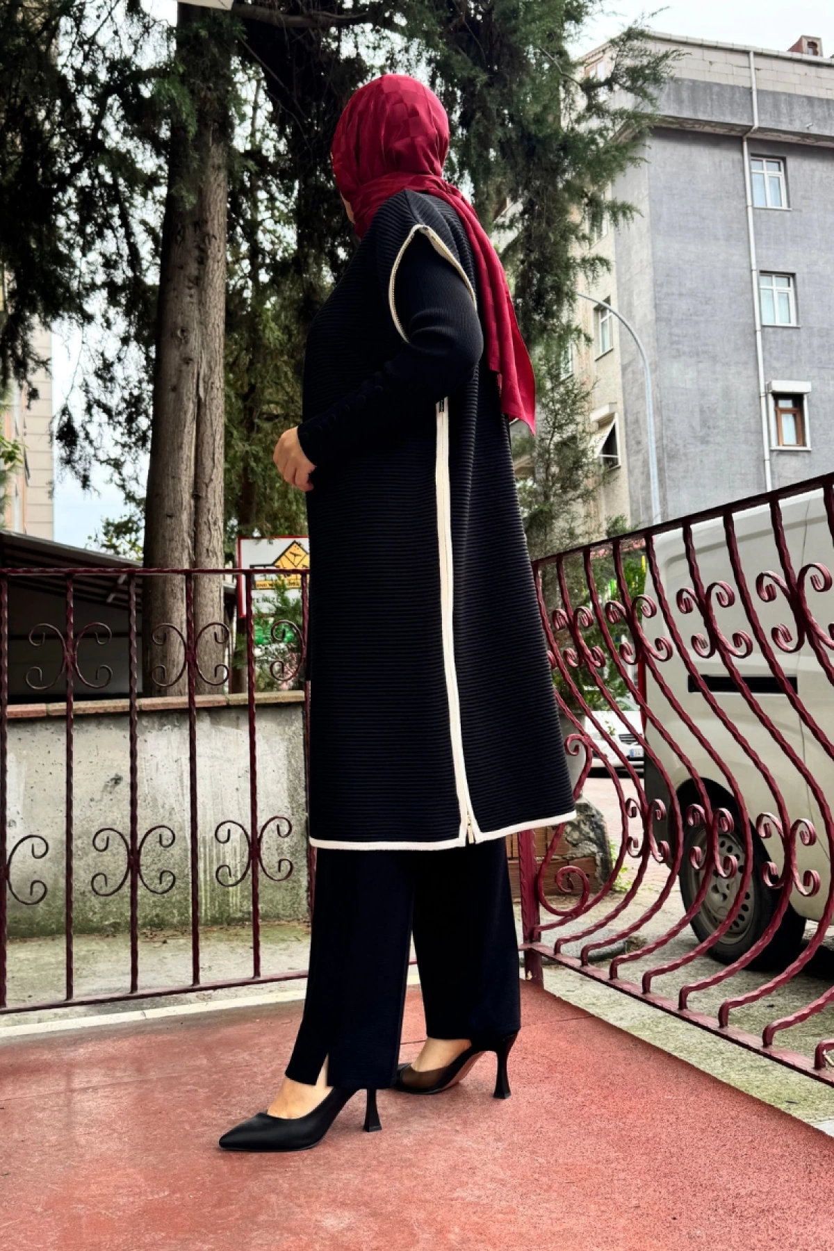 Miss Dalida Bekletme Teknikli Triko Yelek Siyah T25K-1009
