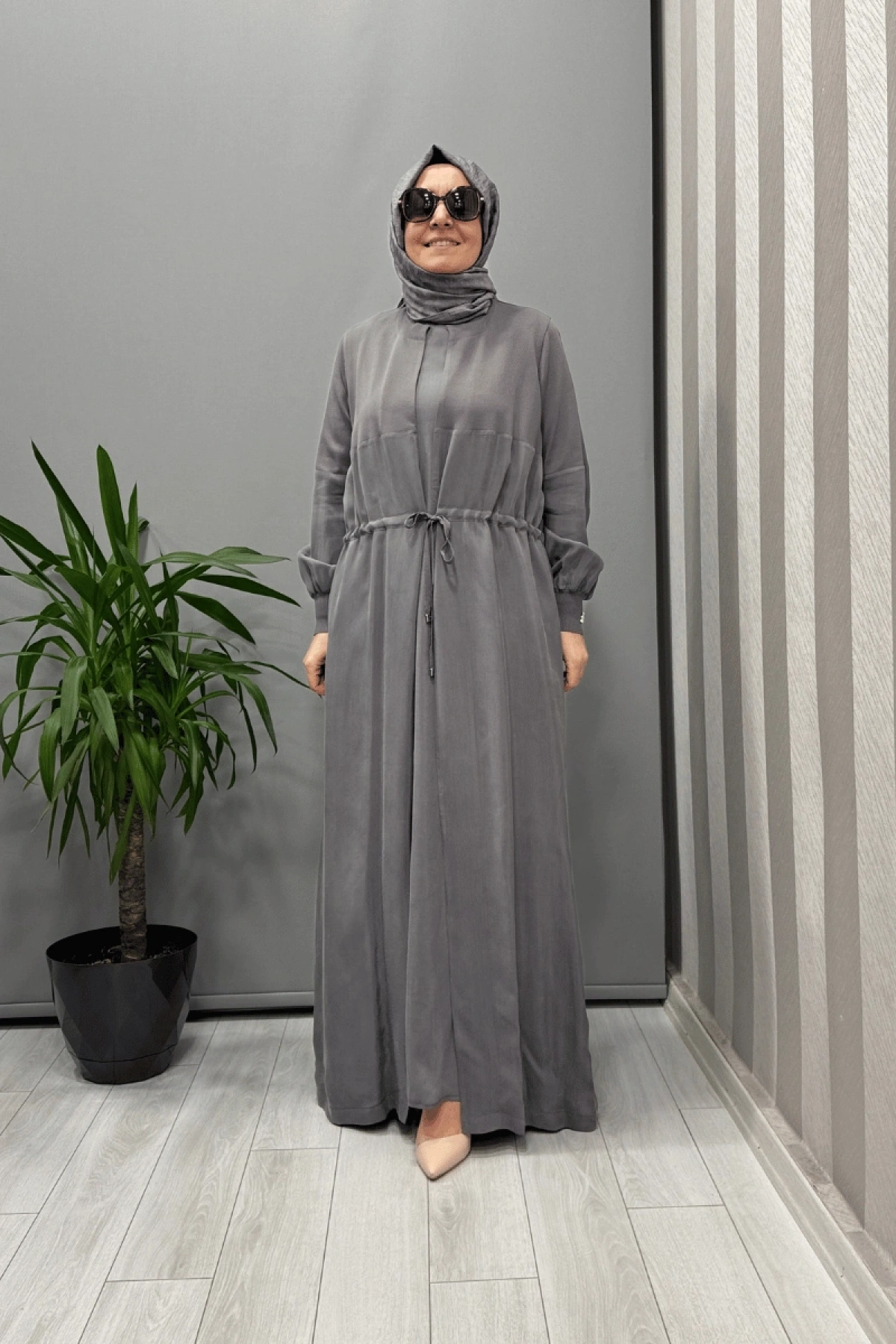 Miss Dalida Beli Bağcıklı Kap Antrasit T25Y-8002