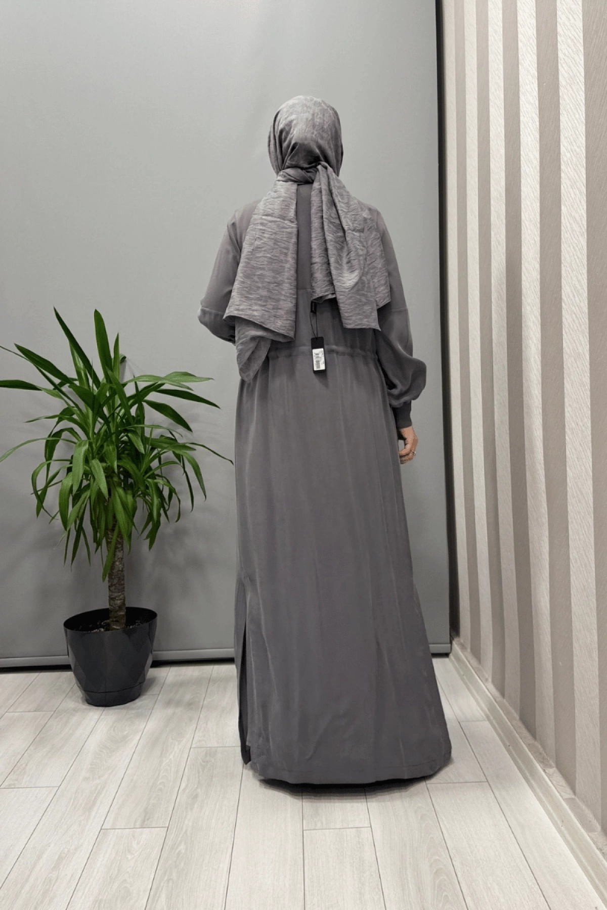 Miss Dalida Beli Bağcıklı Kap Antrasit T25Y-8002