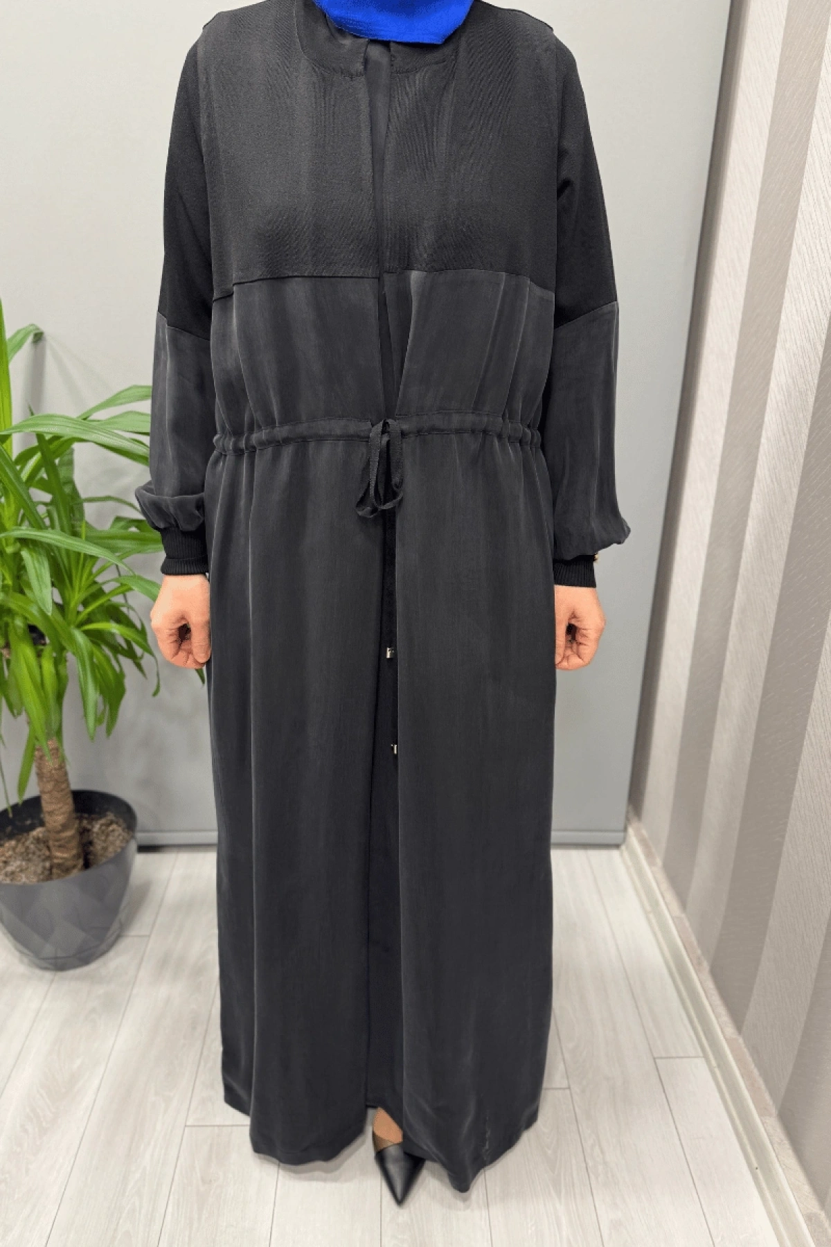 Miss Dalida Beli Bağcıklı Kap Siyah T25Y-8002