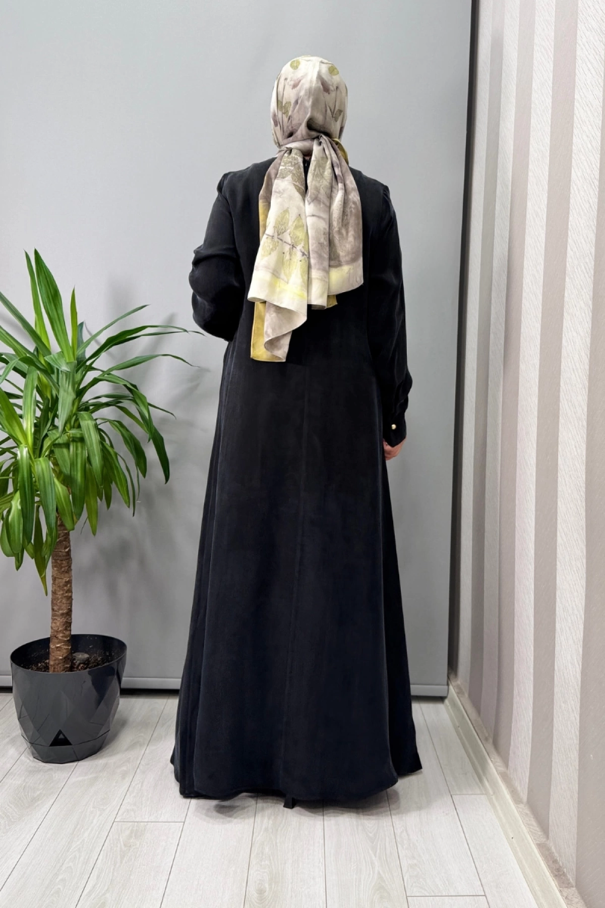 Miss Dalida Cep Kapaklı Cupro Elbise Siyah T25Y-4035
