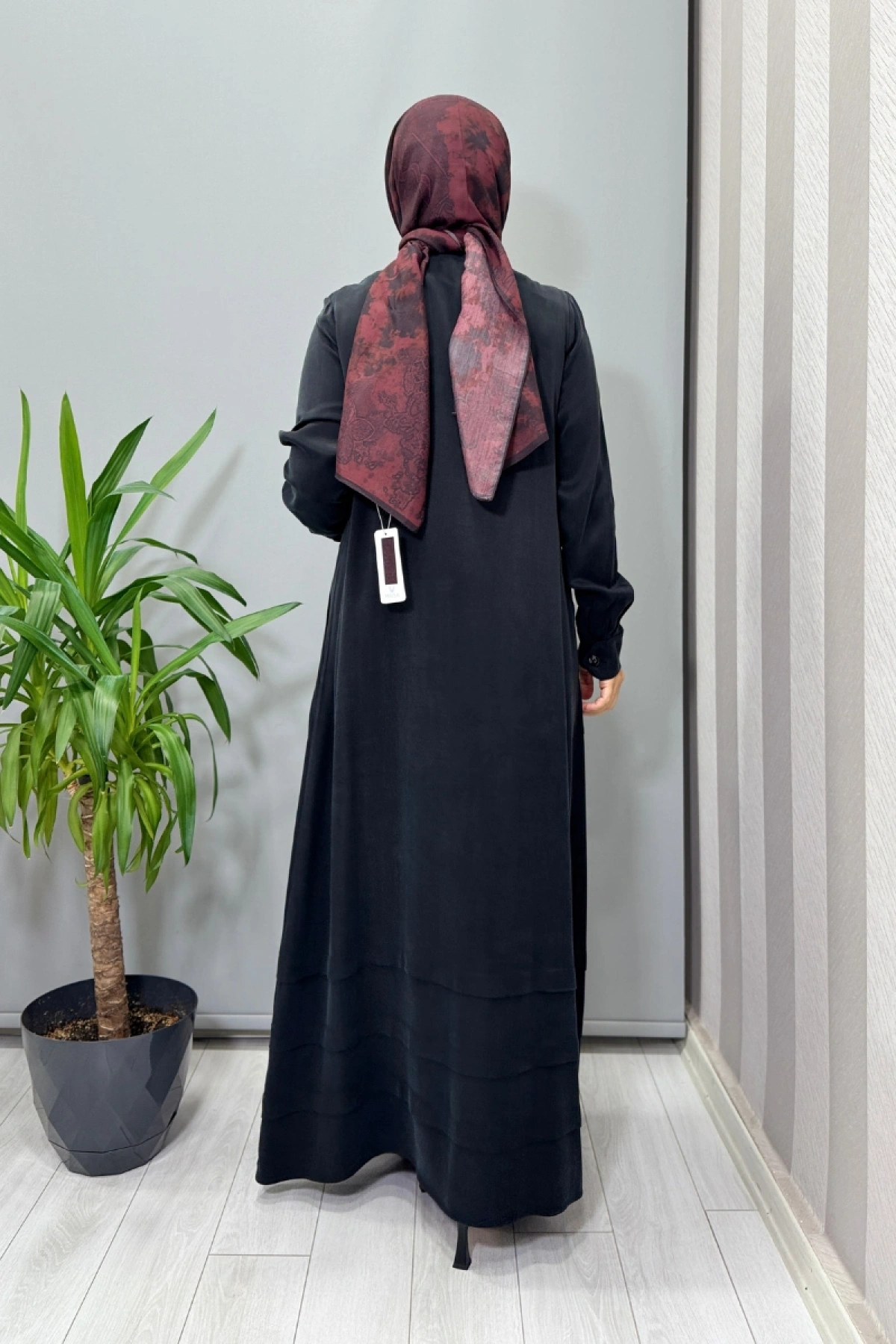 Miss Dalida Cupro İpek Elbise Siyah T26K-4024