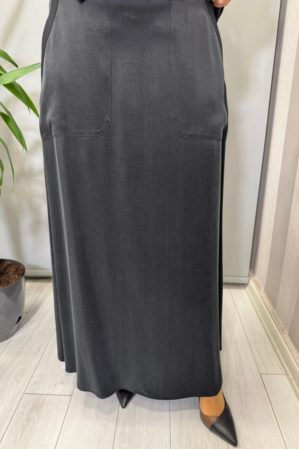 Miss Dalida Cupro İpek Takım Siyah T26K-8200 (T26K-2003)