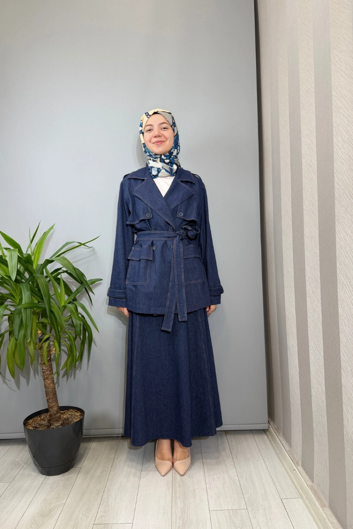 Miss Dalida Denim Çan Etek Lacivert T26Y-2000