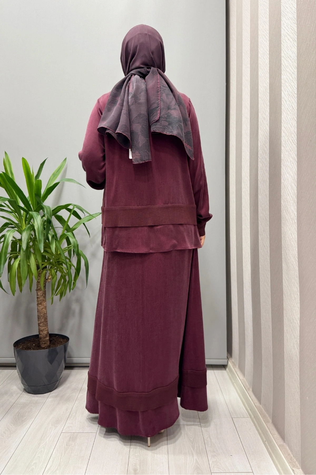 Miss Dalida Etekli Takım Bordo T26K-6002 (T26K-2000)