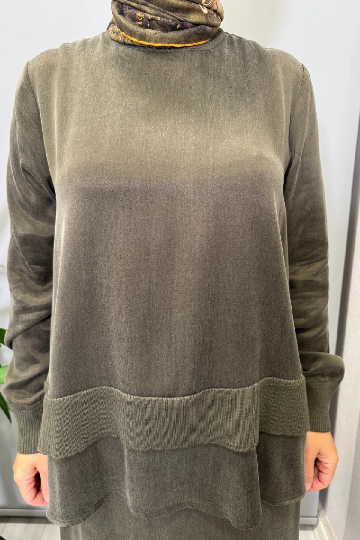 Miss Dalida Etekli Takım Haki T26K-6002 (T26K-2000)