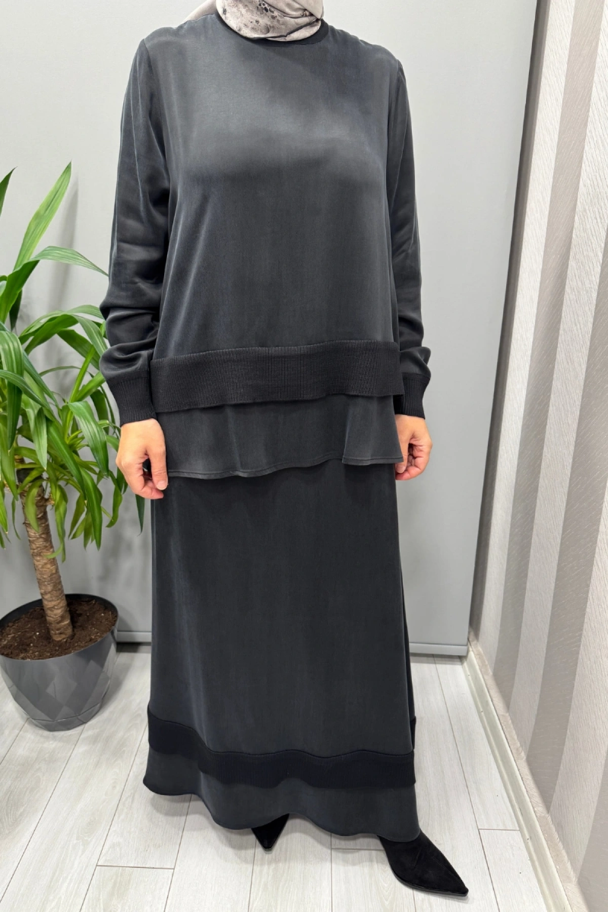 Miss Dalida Etekli Takım Siyah T26K-6002 (T26K-2000)