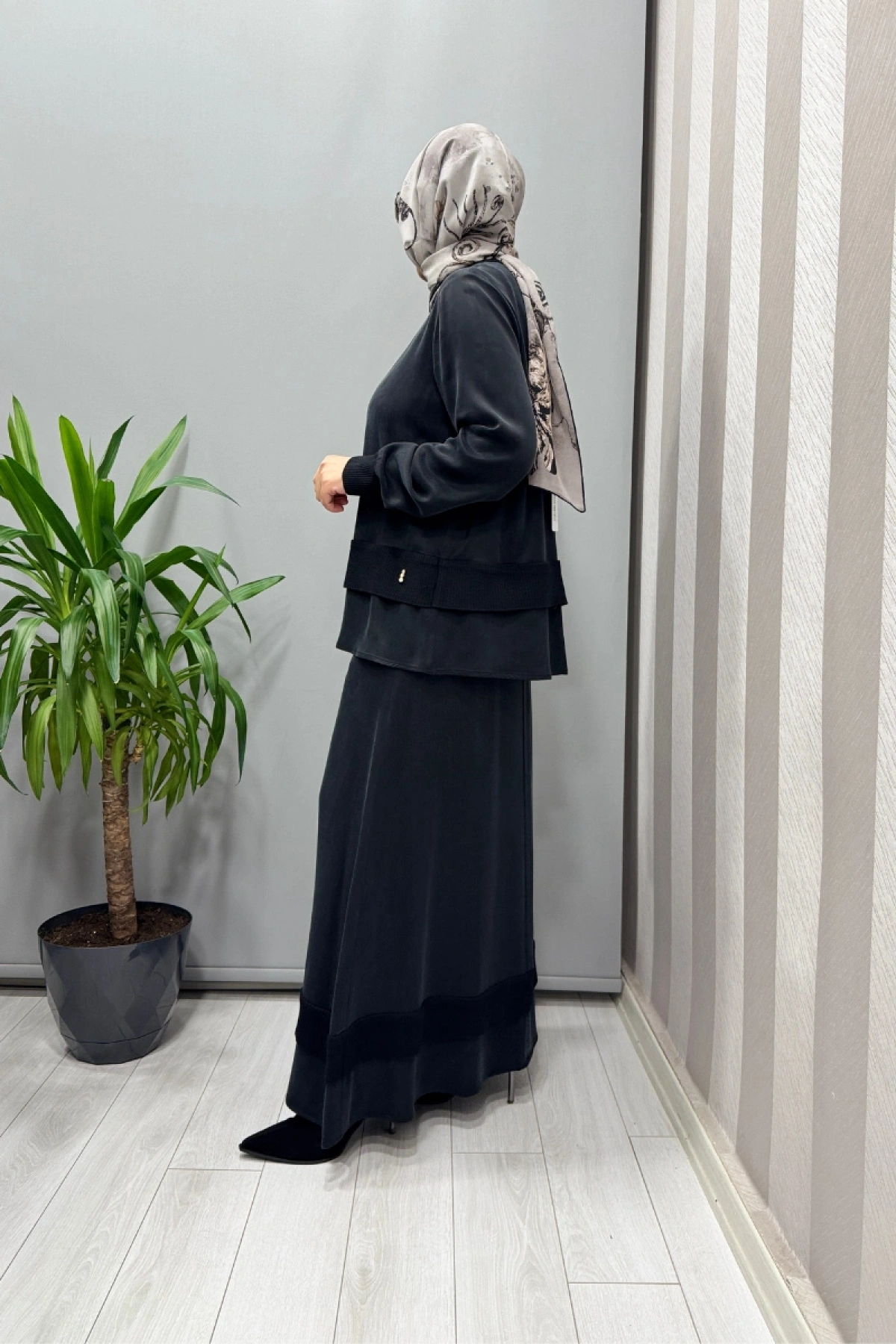 Miss Dalida Etekli Takım Siyah T26K-6002 (T26K-2000)