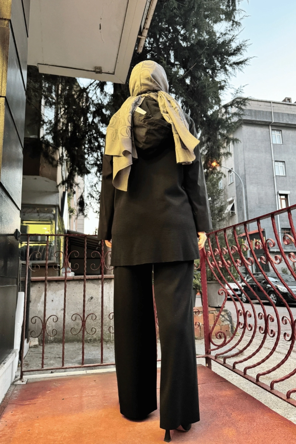 Miss Dalida Kapişonlu Poplin Detaylı Tunik Siyah T25K-0005