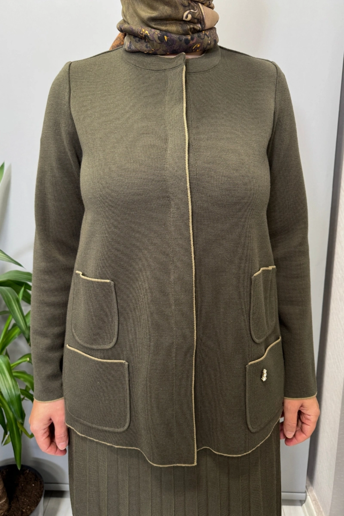 Miss Dalida Triko Takım Haki T26K-8201 (T26K-2004)