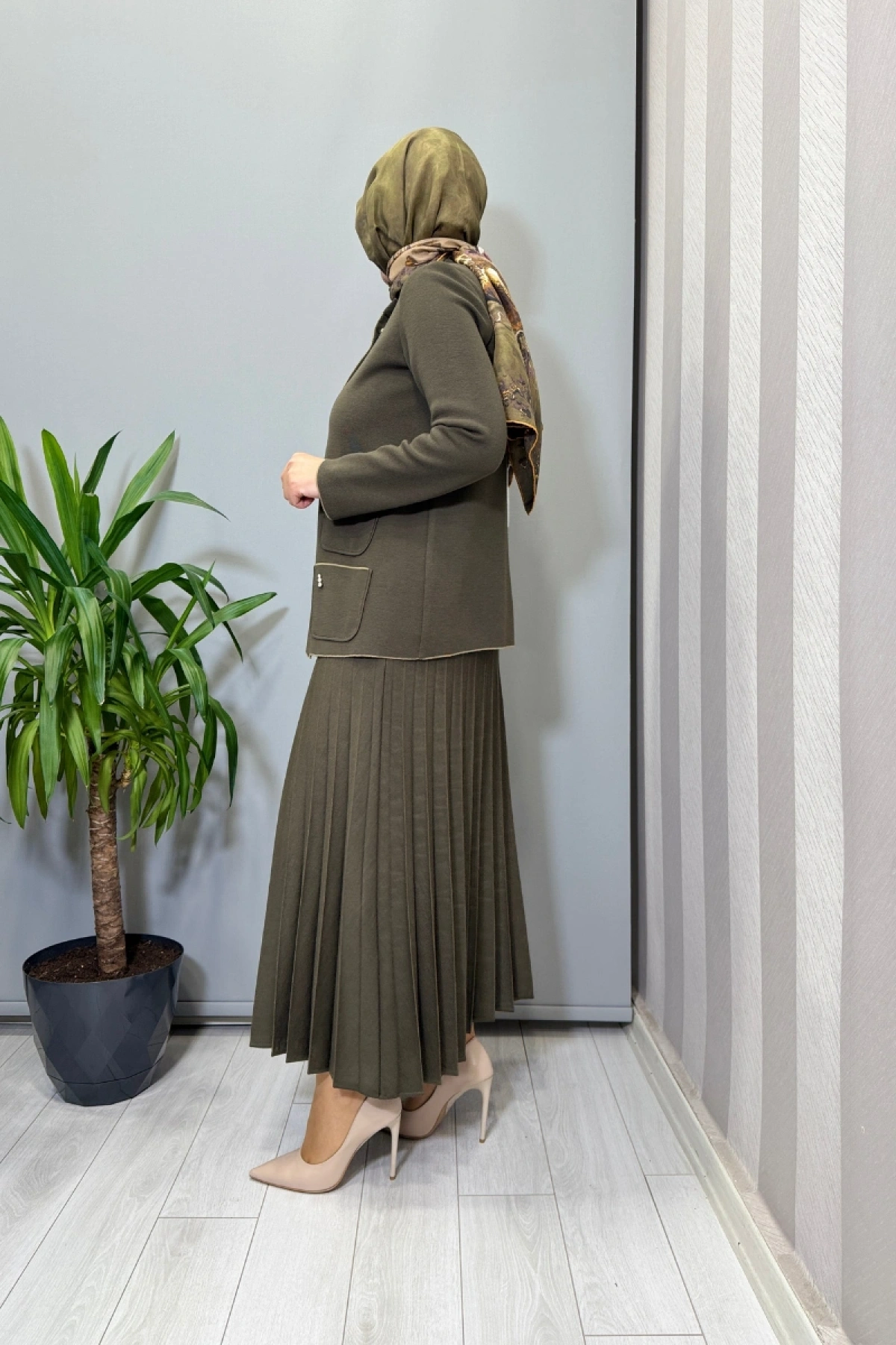 Miss Dalida Triko Takım Haki T26K-8201 (T26K-2004)