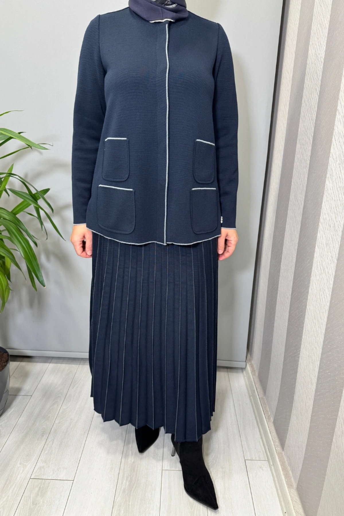 Miss Dalida Triko Takım Lacivert T26K-8201 (T26K-2004)