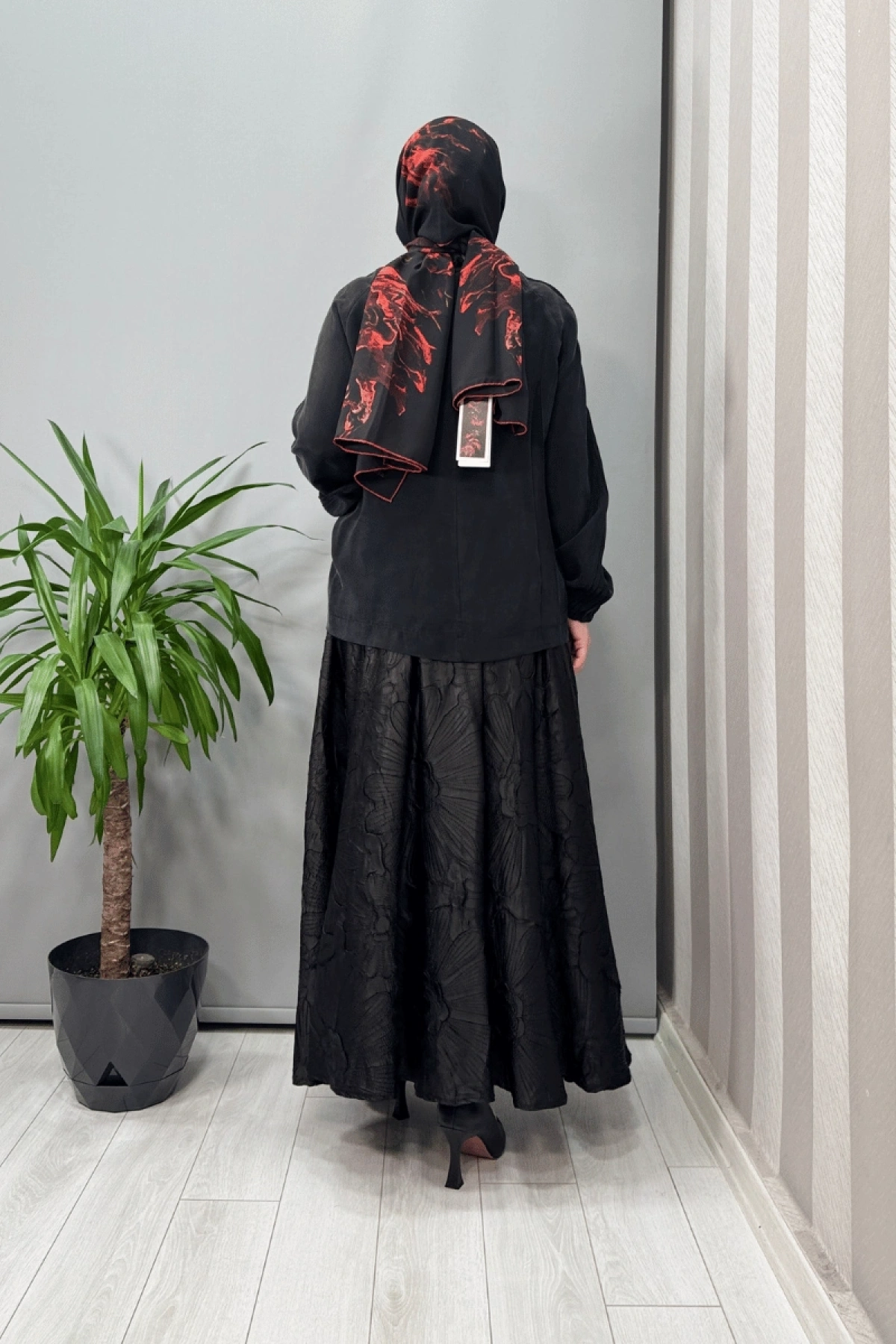 Misswhence Basic Bluz Siyah 37004