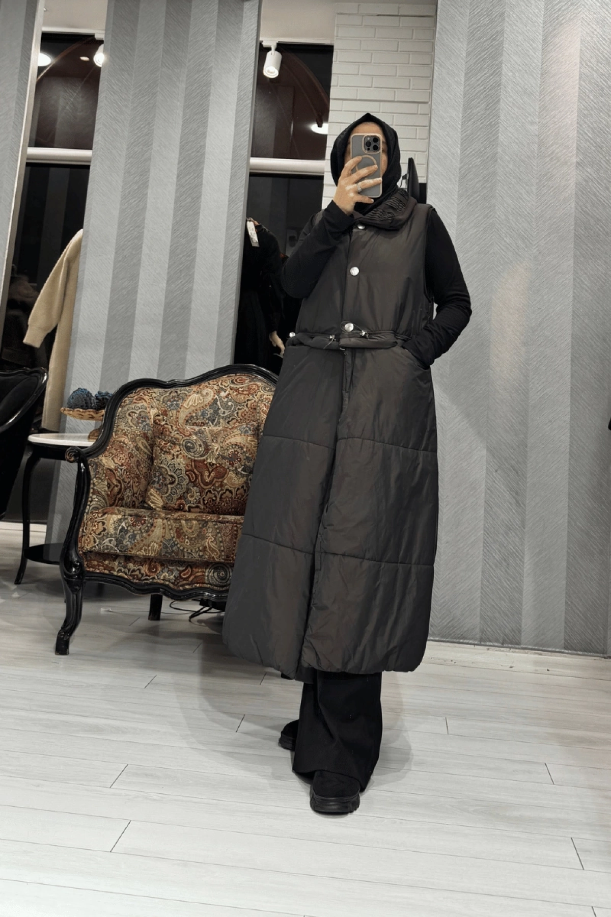 Misswhence Bel Fermuar Detaylı Yelek Kahve 36702