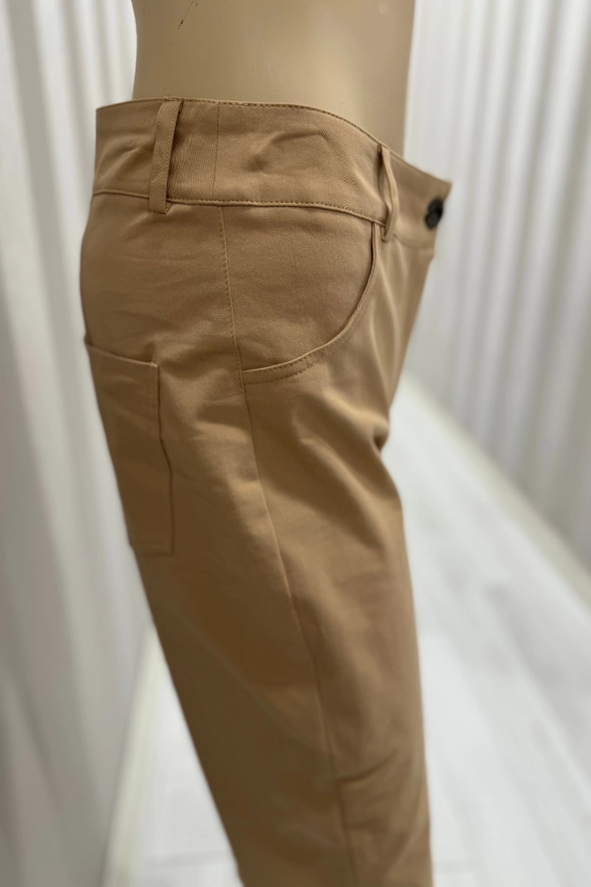 MissWhence Boru Paça Pantolon Camel 31117