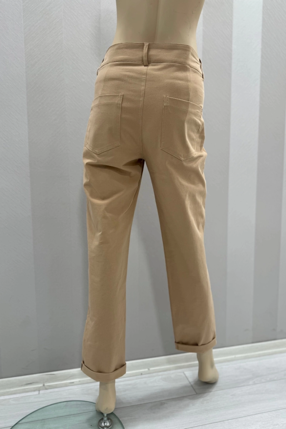 MissWhence Boru Paça Pantolon Camel 31117