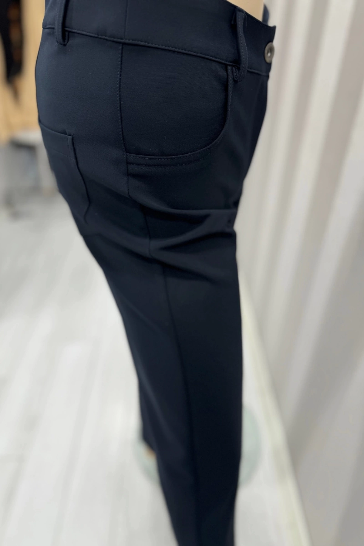 MissWhence Cigarette Pantolon-Lacivert 24104