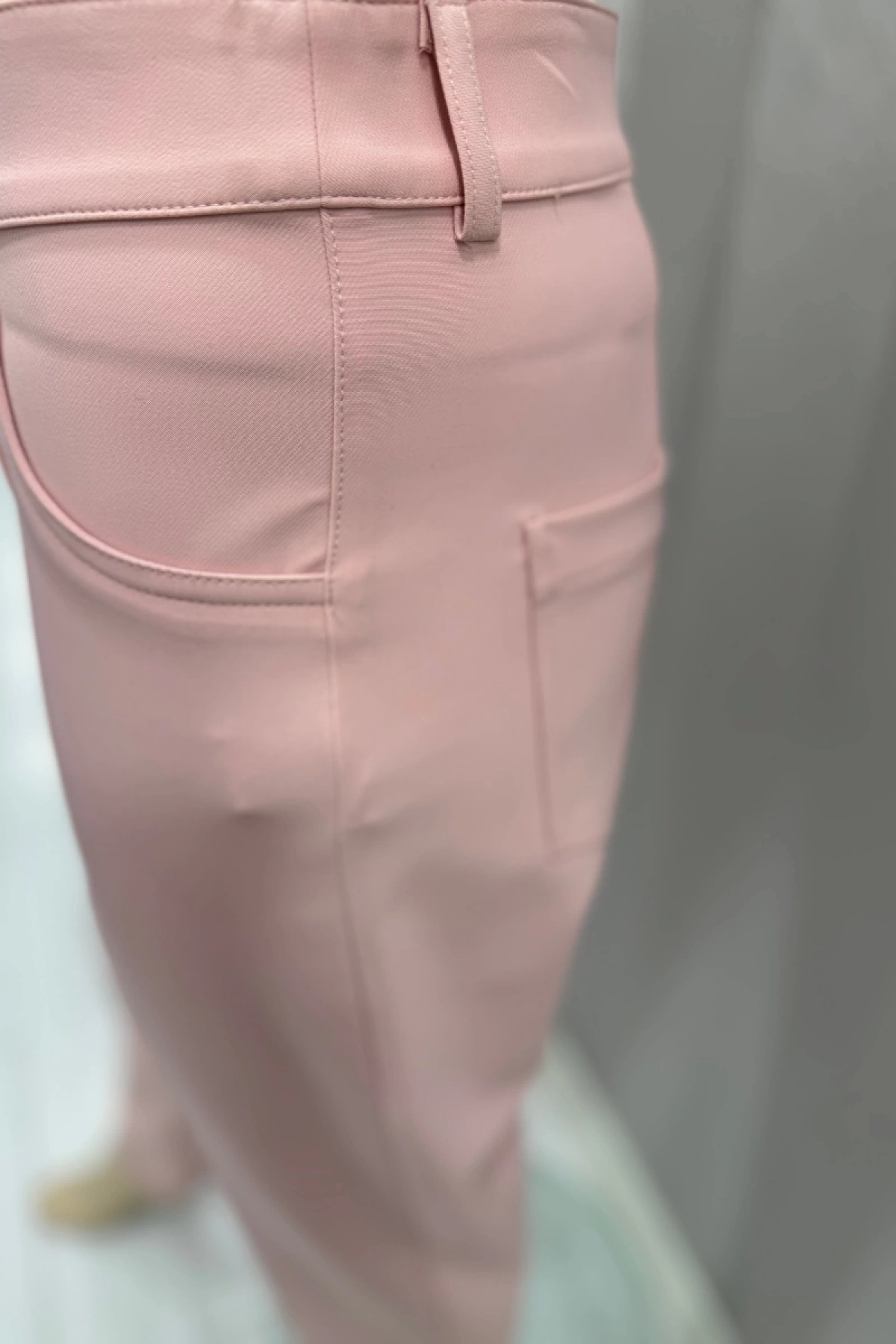 MissWhence Cigarette Pantolon-Pembe 24104