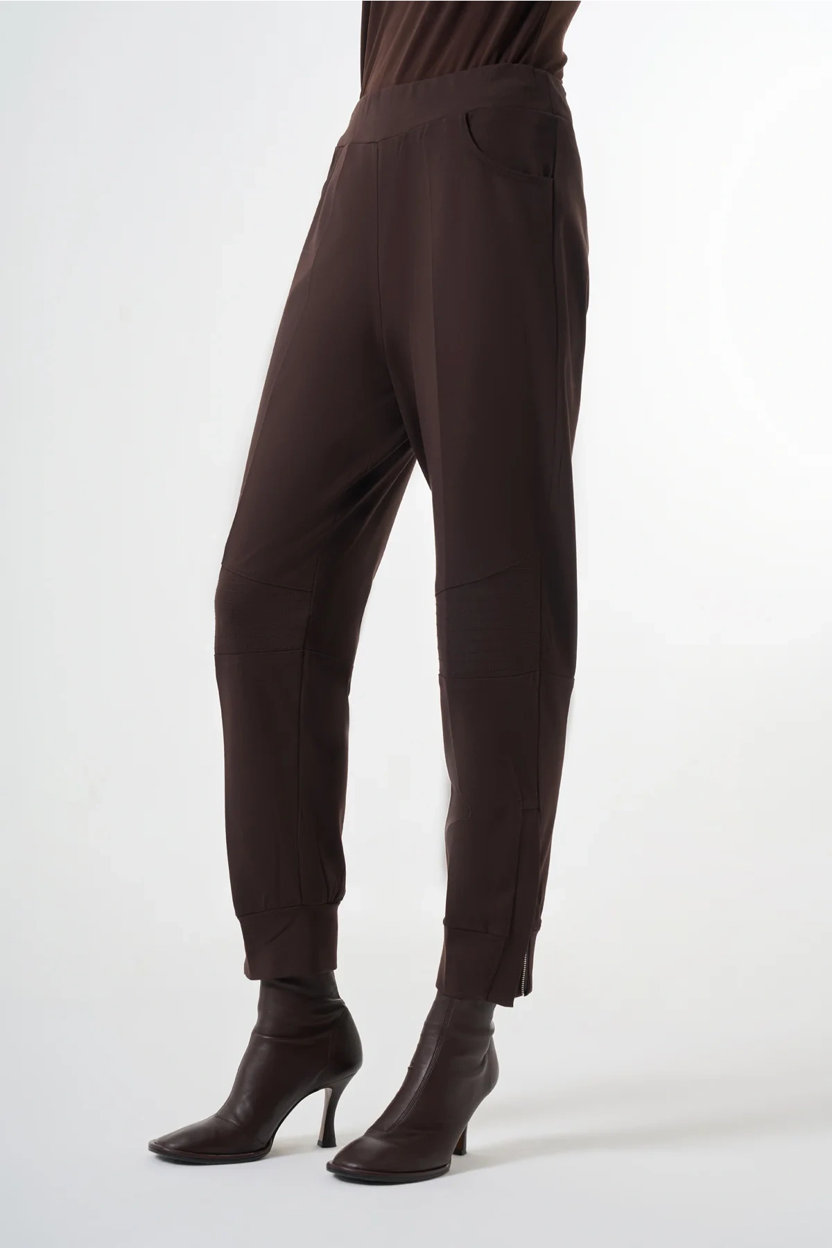 Misswhence Fermuar Detaylı Pantolon Kahve 38102