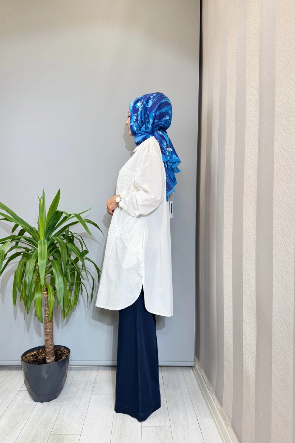 Misswhence Fermuarlı Kap Beyaz 39403
