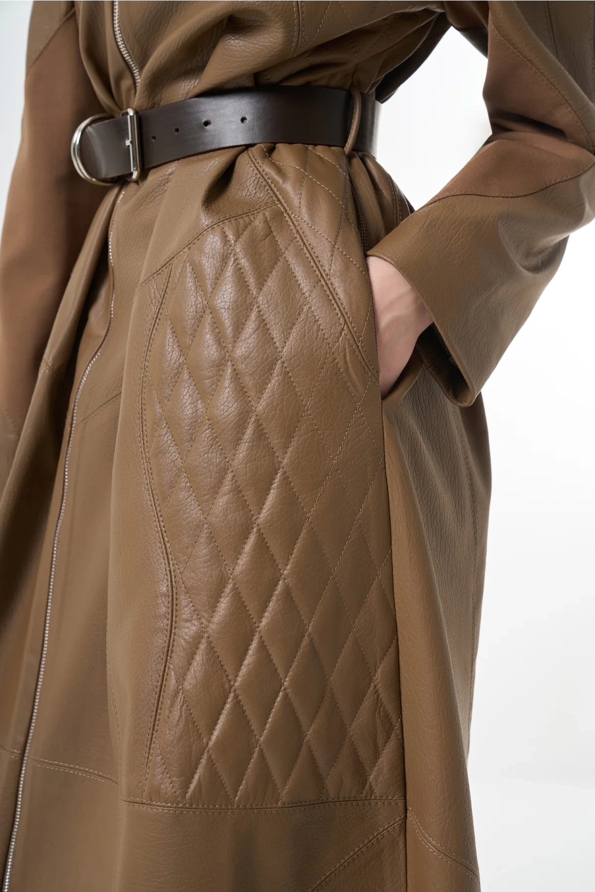 Misswhence Hakiki Deri Ceket Camel 38420