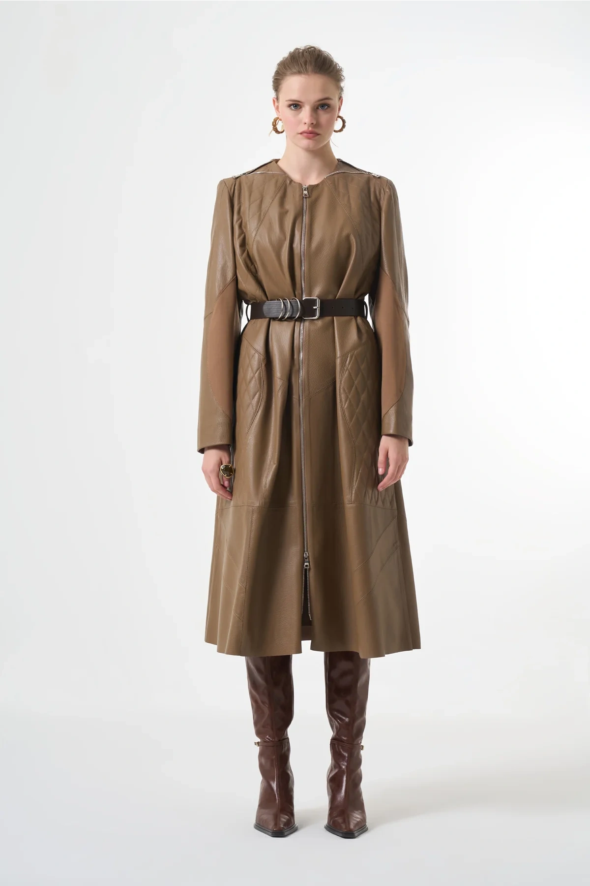 Misswhence Hakiki Deri Ceket Camel 38420