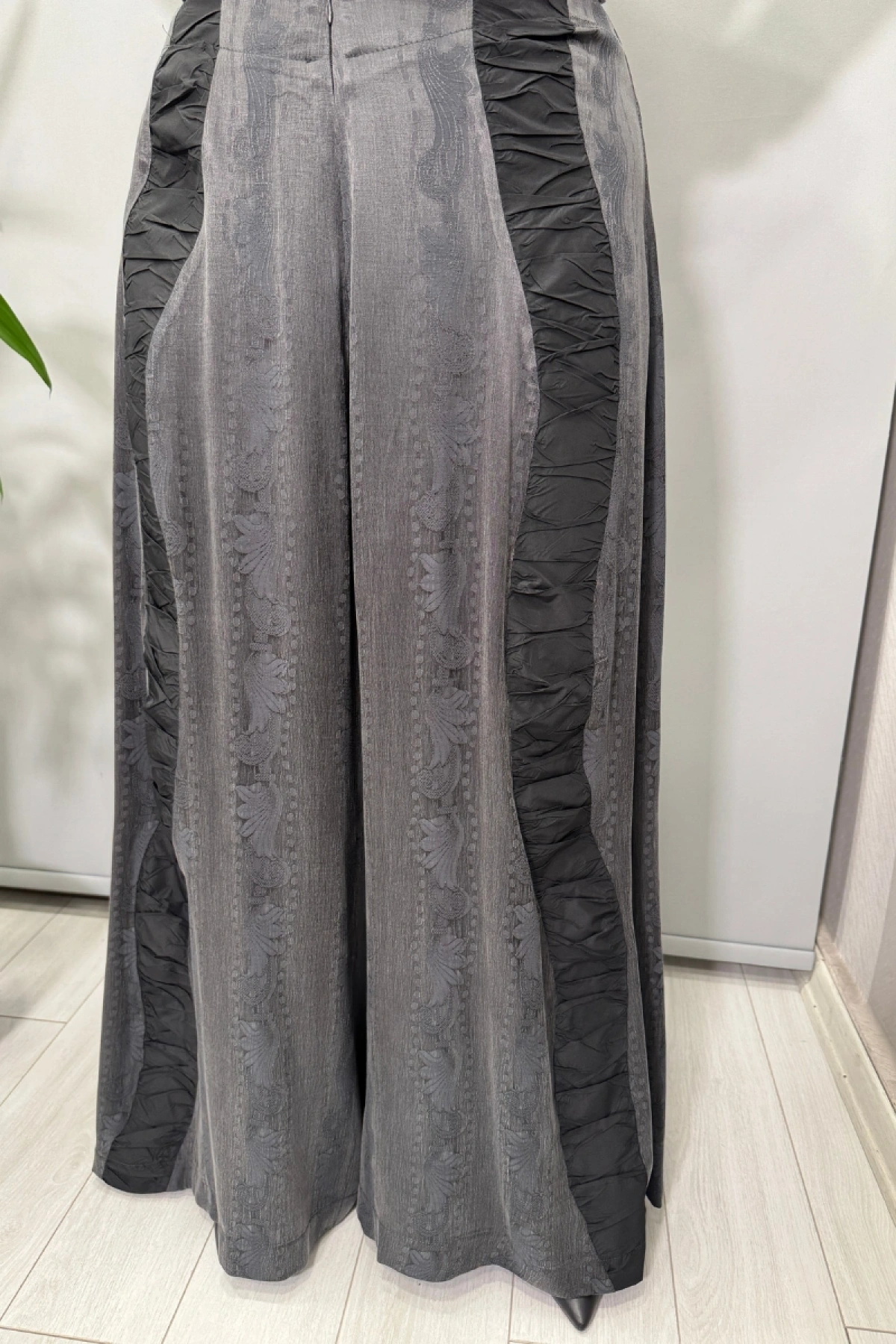 Misswhence İpek Tunik Pantolon Takım Gri 38034
