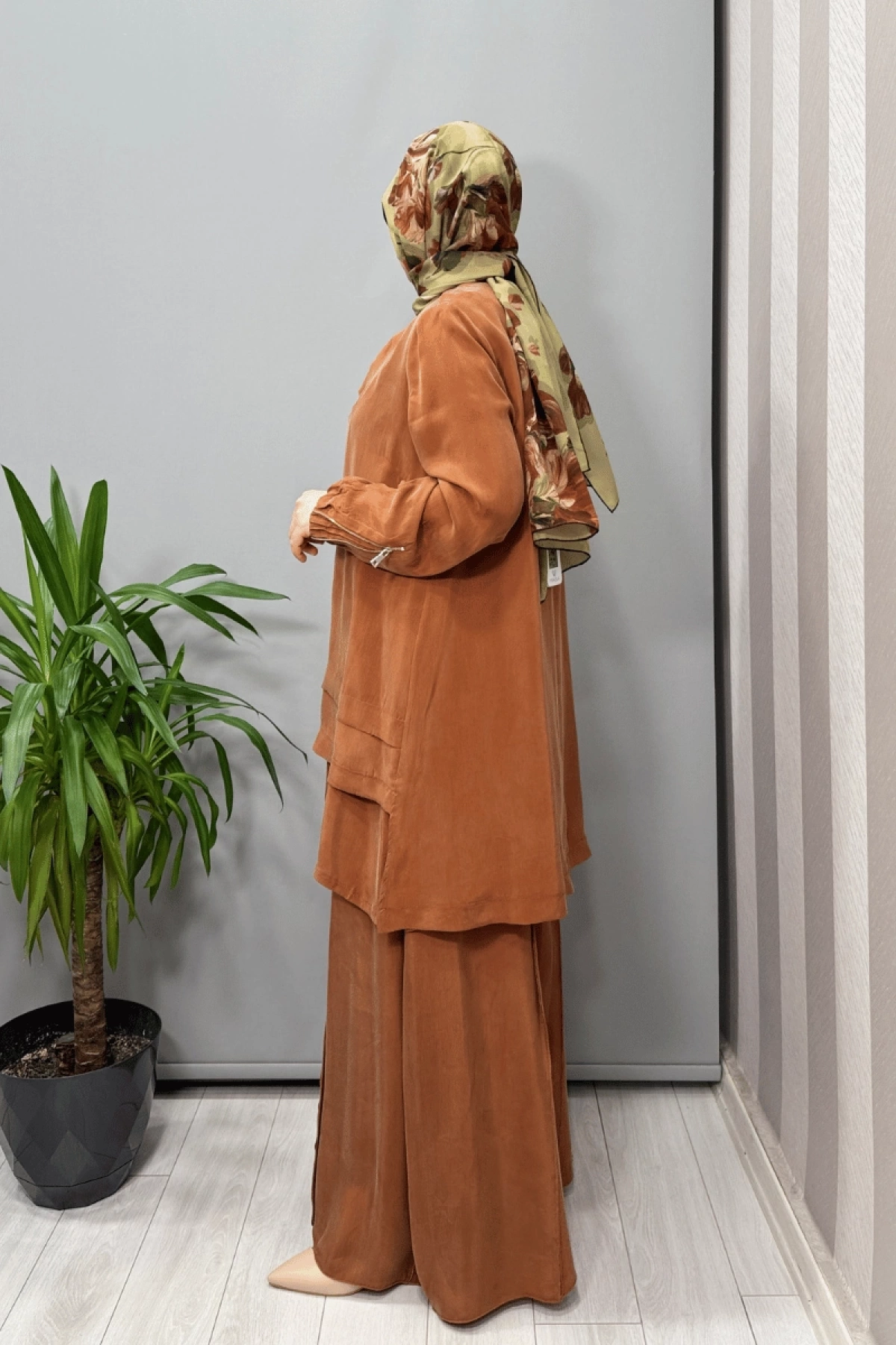 Misswhence İpek Üçlü Takım Kiremit 37205