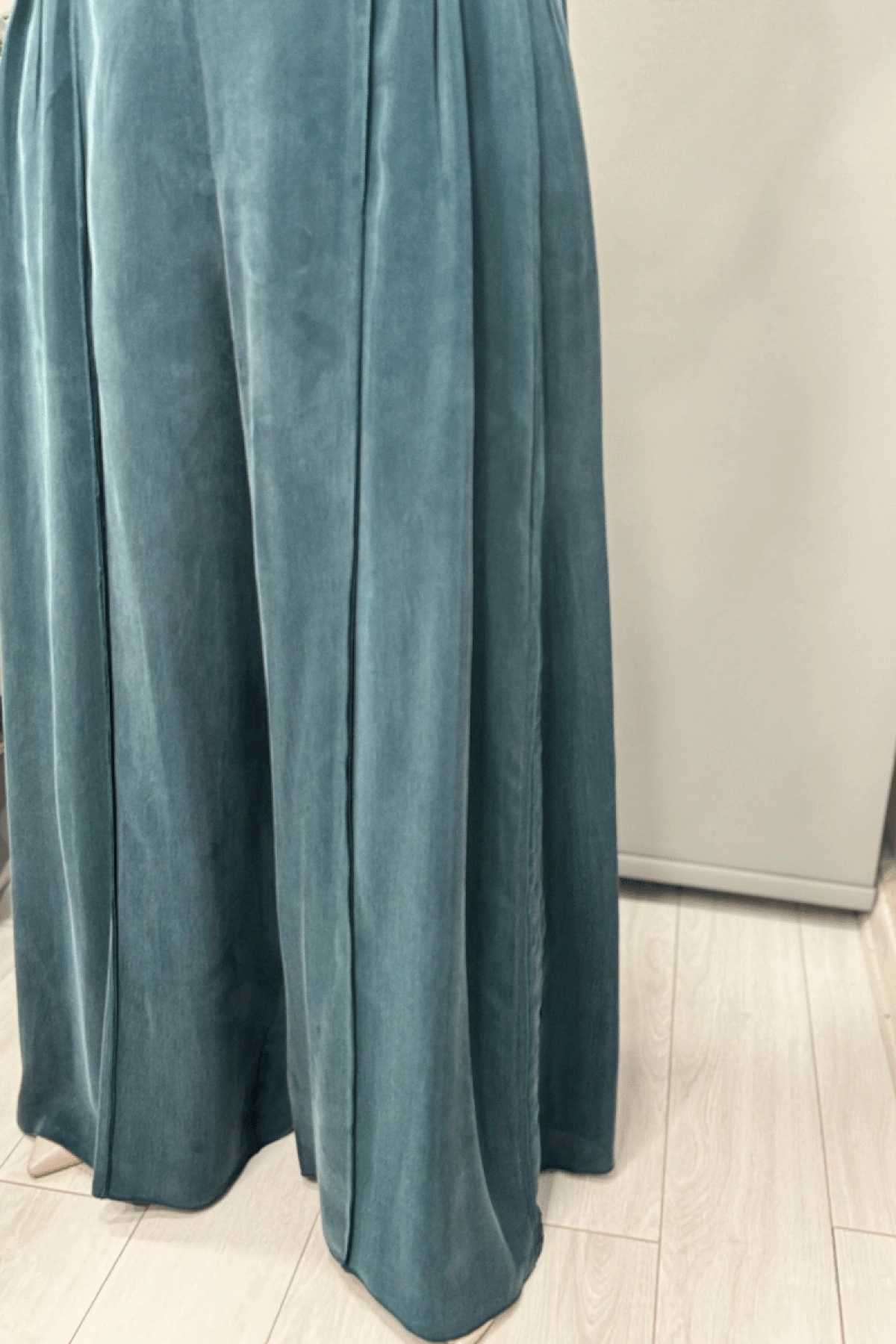 Misswhence Silk Three-Piece Set Emerald 37205