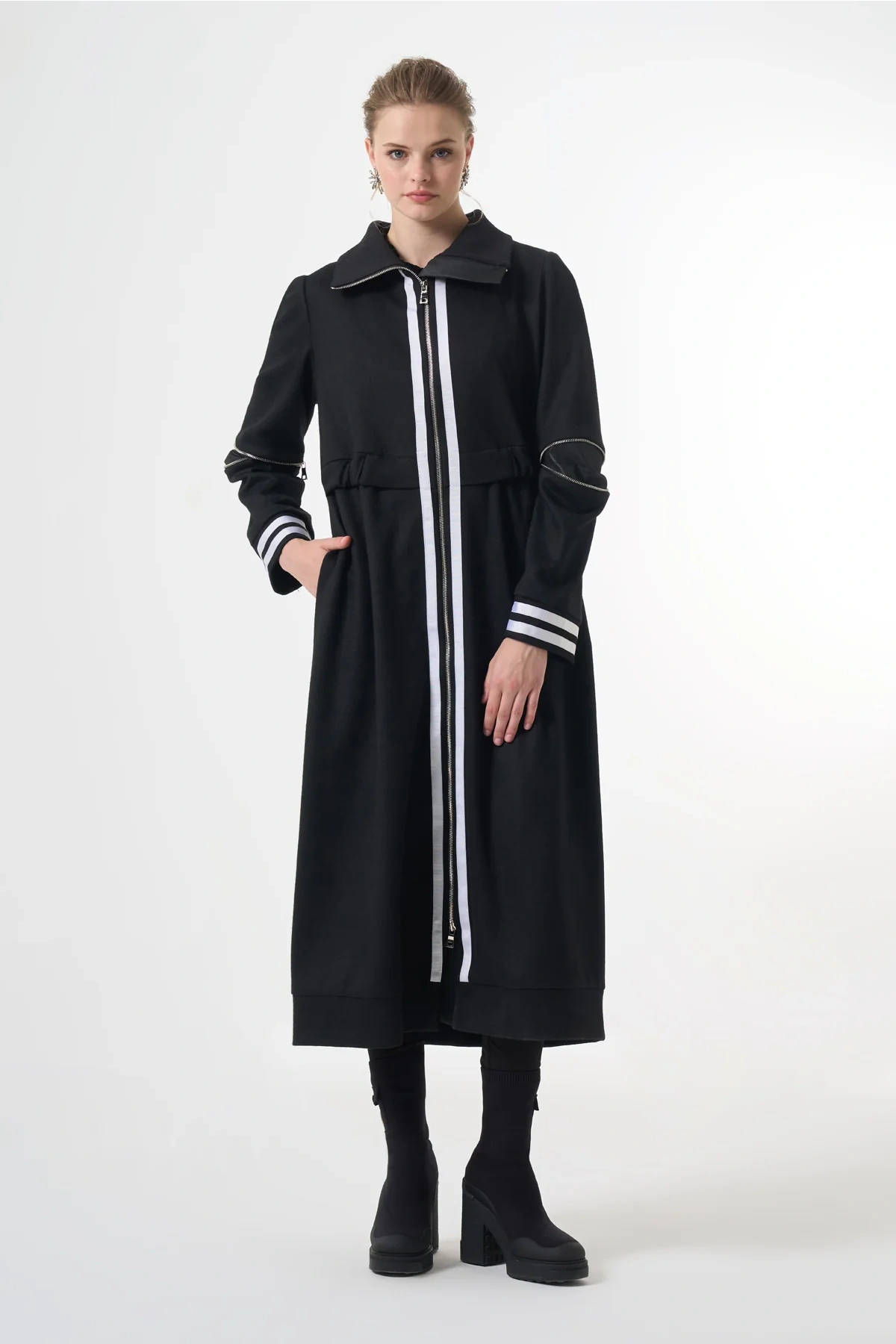 Misswhence Keçe Kap Siyah 38503