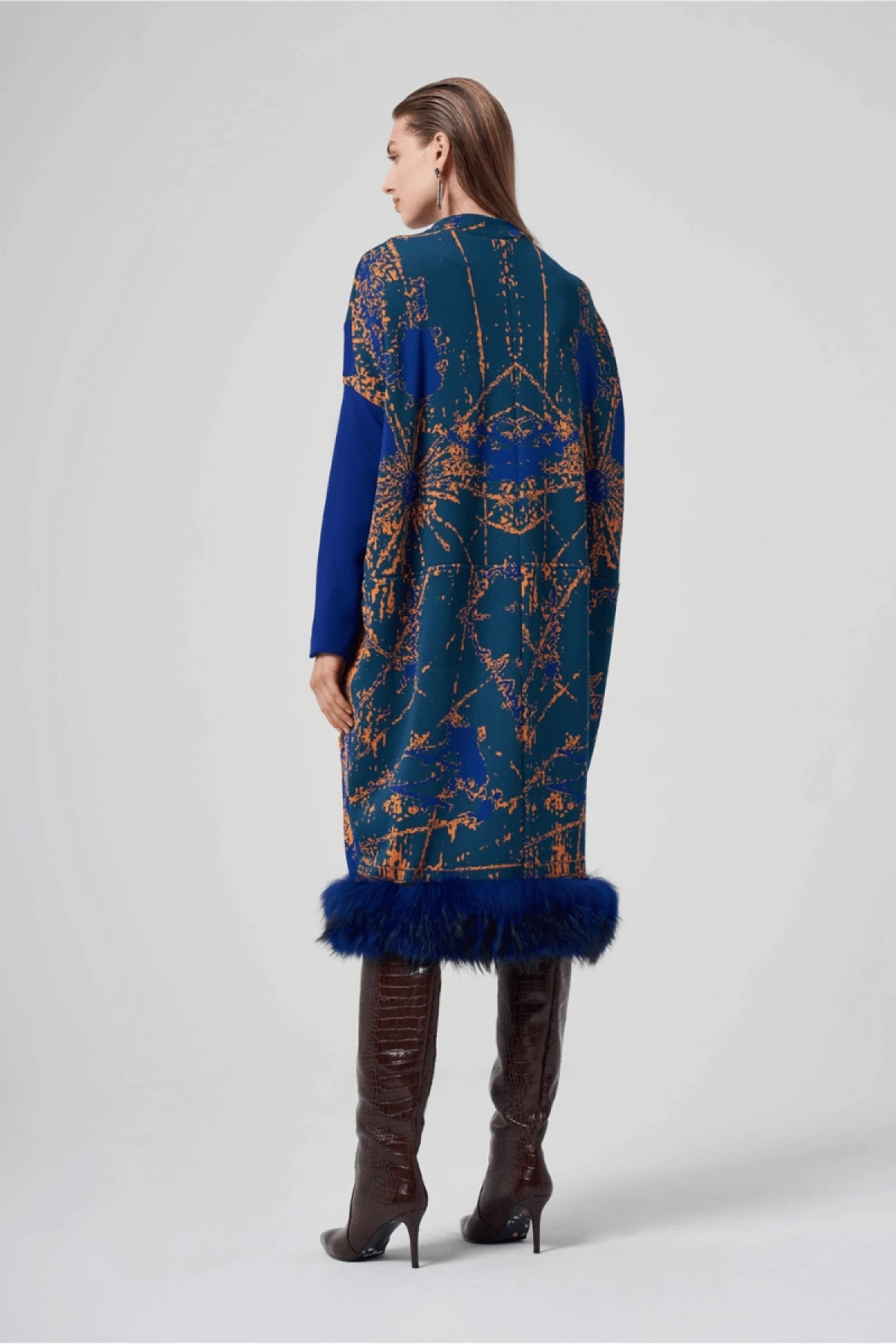 Misswhence Kürklü Triko Kap Saks 36406