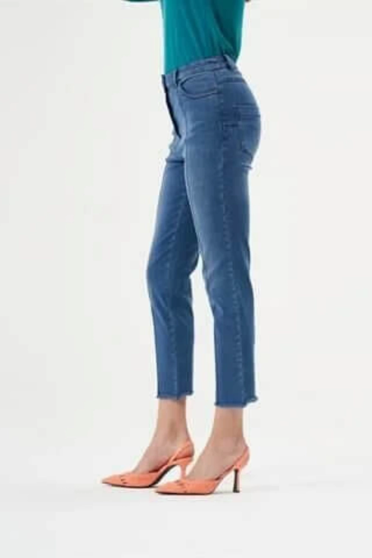 Misswhence Likralı Kot Pantolon Mavi 33104
