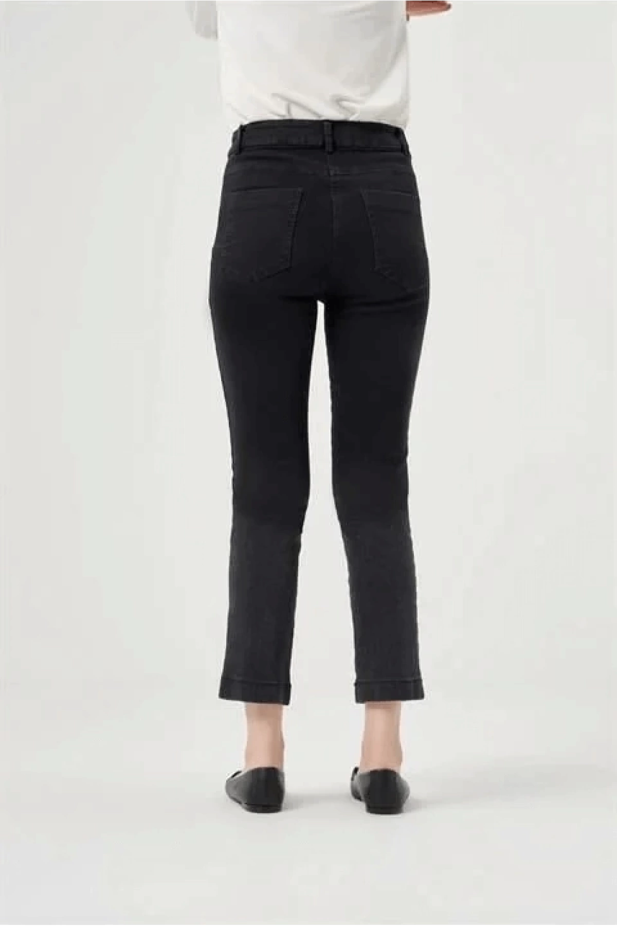 Misswhence Hem Embroidered Jeans 34104
