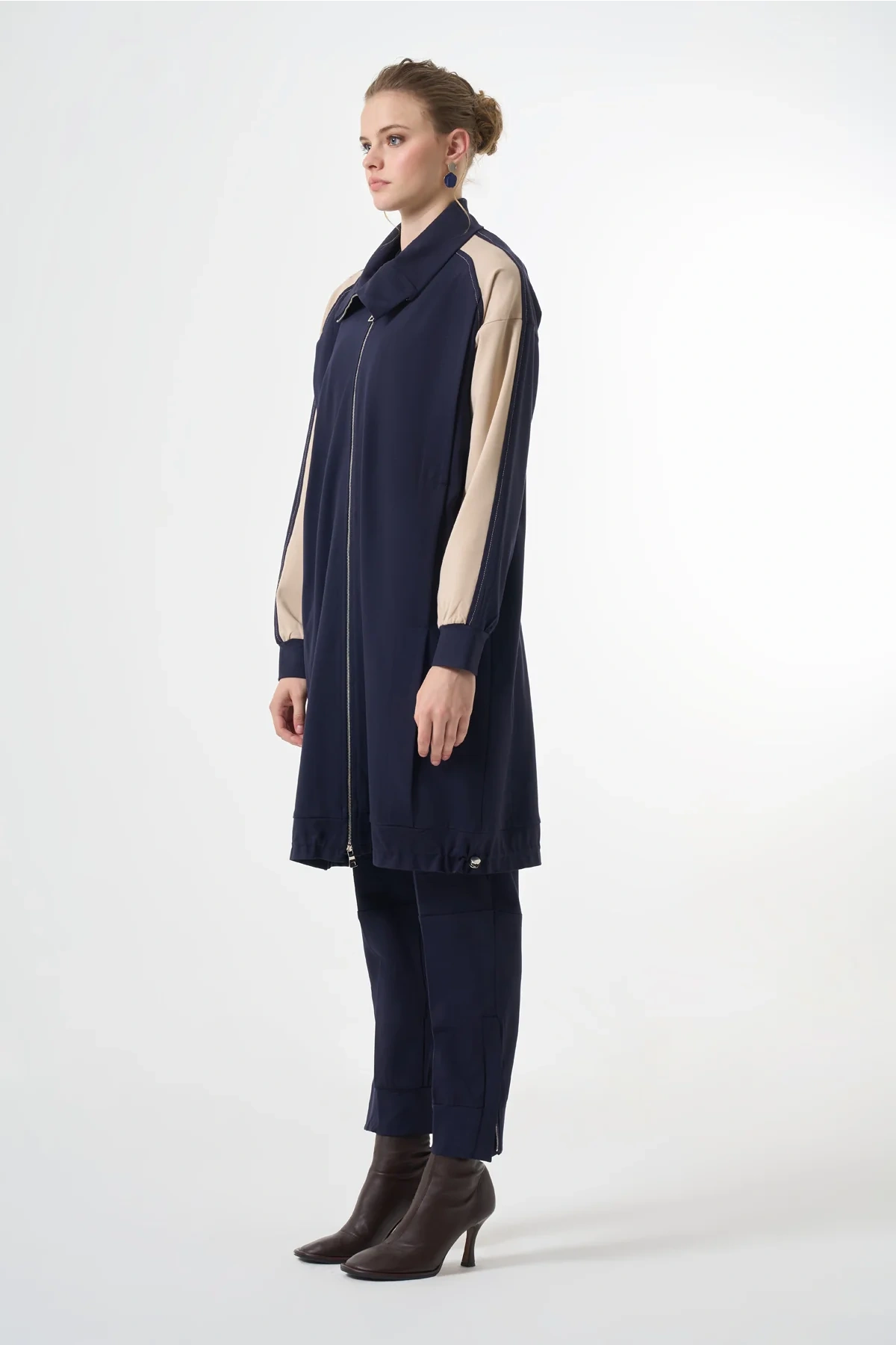 Misswhence Şerit Detaylı Kap Lacivert 38400